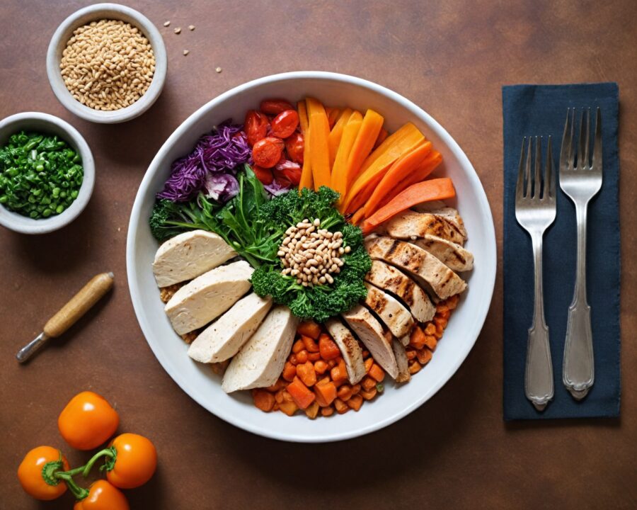 Como equilibrar macro e micronutrientes no prato para uma dieta saudável