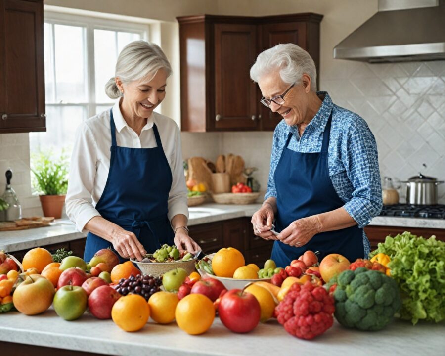Como a nutrição influencia um envelhecimento saudável e equilibrado