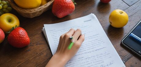 como criar um diário alimentar para melhorar sua saúde