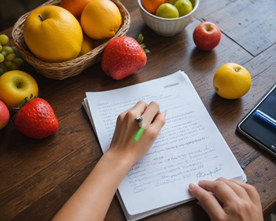 como criar um diário alimentar para melhorar sua saúde