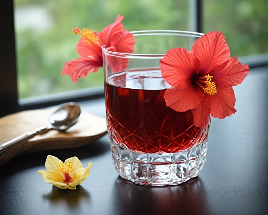 benefícios do chá de hibisco para saúde e bem-estar