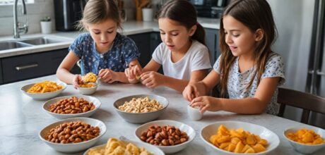 receitas fáceis de snacks saudáveis para crianças