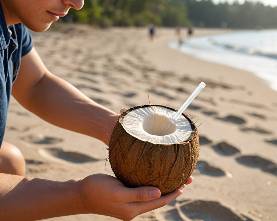 Por que a água de coco é essencial para a hidratação