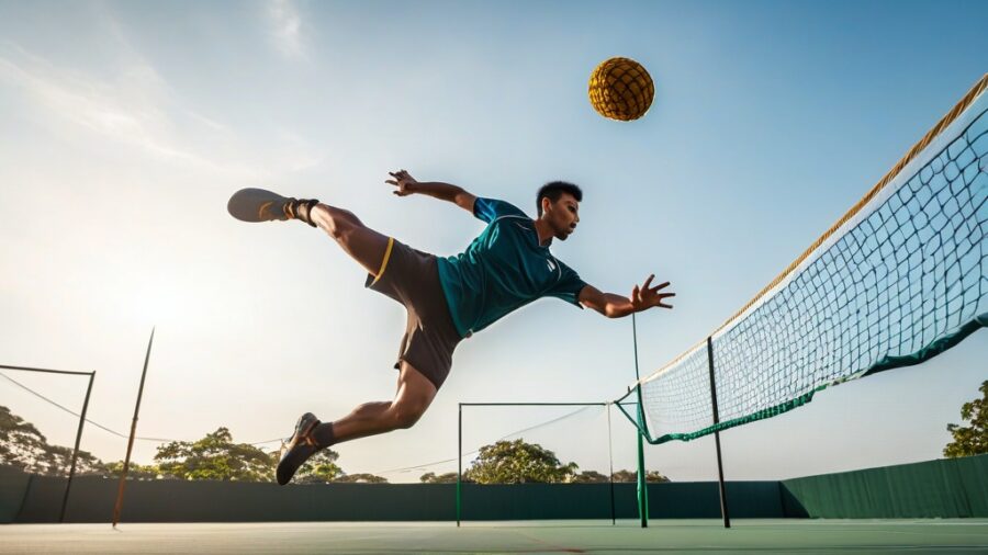 Benefícios do Sepak Takraw para Flexibilidade